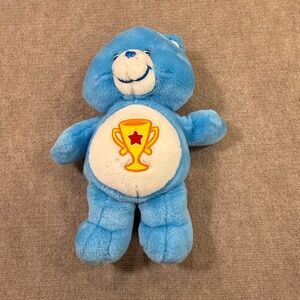 Vintage 2004 Care Bears 13” Plush Champ Bear Trophy Tummy Plush Stuffed Bear